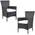 2er Set Gartenstuhl 107087 von Casaria