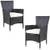 Casaria 2er Set Gartenstuhl 107087