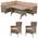 Ecklounge Set von Casaria
