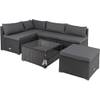 Polyrattan Lounge Set XL von Casaria