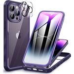 Cenhufo iPhone 14 Pro Max Hülle, 360 Grad Schutzhülle