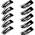 Haar Clips von Chinco