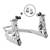 ConStands Motorrad Montageständer Silber Hinten