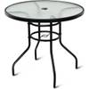 Gartentisch Metall rund von Costway
