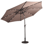Costway Sonnenschirm mit LED