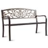 Metall-Gartenbank von Costway