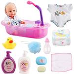 deAO Baby-Puppen-Spielset