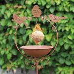Dio Meisenknödelhalter als Gartenstecker