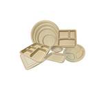 DISPOSABLE GREEN ungebleichter Zuckerrohr-Bagasse