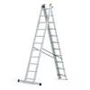 Mehrzweckleiter 3 x 11 Stufen von Drabest