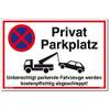 Privatparkplatz-Schild von Dreifke