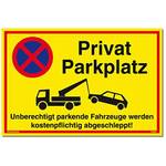 Dreifke Schild Privatparkplatz