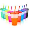 Trinkbecher mit Strohhalm von Echify