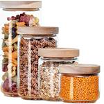 Econovo Vorratsgläser mit Deckel