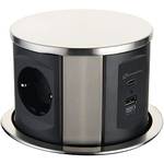 Electraline Tischsteckdose 3-Wege-Steckdose