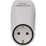 EMOS Steckdosenadapter mit 2 USB