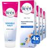 Enthaarungscreme 4er Pack sensitiv von Veet