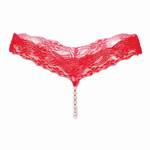 Erospa Perlen G-String Spitzenslip