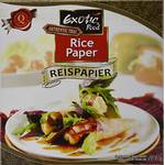 Exotic Food Reispapier