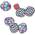 Extreme Boule Set "Ziczac" SV1112 von Ocean 5
