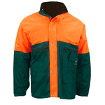 Feldtmann Schnittschutzjacke Grün/Orange