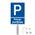 Privatparkplatz Schild von Felexdo