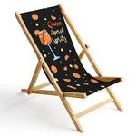 Ferocity Holz-Liegestuhl