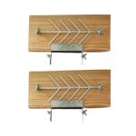 Flammlachsbrettl Räucherbrett klein