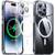 Flyzoo magnetisch Hybrid Clear Hülle für iPhone 14 Pro