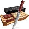 Damast-Steakmesser-Set von Fujuni