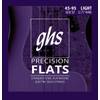 PRECISION FLATS Flatwound-Saitensatz für E-Bass von ghs