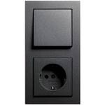 Gira Lichtschalter mit Steckdose