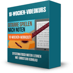 Gitarren Videounterricht 10-Wochen-Crashkurs