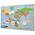 Pinnwand Weltkarte von Goods+Gadgets