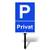 Goodvia Privatparkplatz Schild
