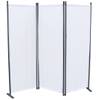 Paravent 3tlg. Weiß von Grasekamp