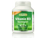 Greenfood Vitamin B3 (Niacin), 500 mg