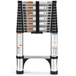 Hbtower Teleskopleiter 3,8 m aus Aluminium