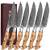 Hezhen Damast-Steakmesser-Set
