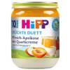 Früchte-Duett Pfirsich-Aprikose mit Quark-Creme von Hipp