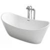 freistehende Design Badewanne Ovalo von Home Deluxe