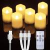 wiederaufladbare LED-Teelichter von Homemory