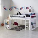 Homestyle4u Hochbett mit Schreibtisch
