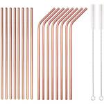 Homquen Edelstahl-Strohhalme