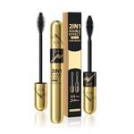 Housn 2 In 1 4d Silk Fiber Eyelash Mascara
