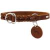 Hundetrainingshalsband aus geflochtenem Rindsleder von Hunter