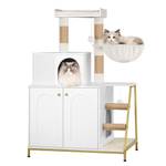 Hzuaneri Kratzbaum mit Katzenhaus