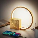 Inssisain Nachttischlampe mit Wecker