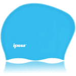 IPOW Hochwertige Silikon Badekappe
