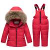 Schneeanzug mit Kaputze Daunenjacke + Skihose von JIAMY